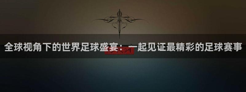  全球视角下的世界足球盛宴：一起见证最精彩的足球赛事